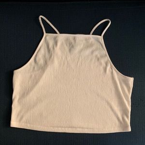 H&M White Crop top